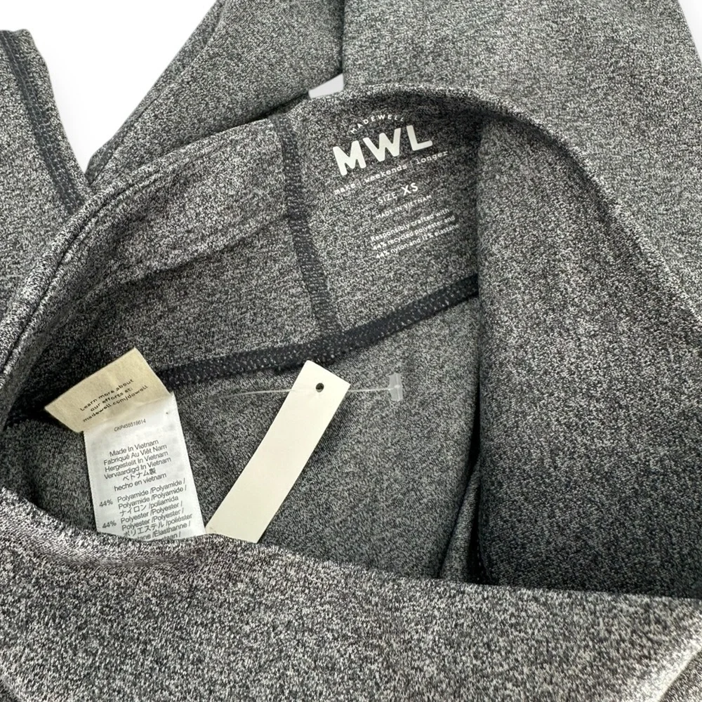 MADEWELL NWT MWL FORM High Rise legging NB878 -Heathered Charcoal gray size‎ XS